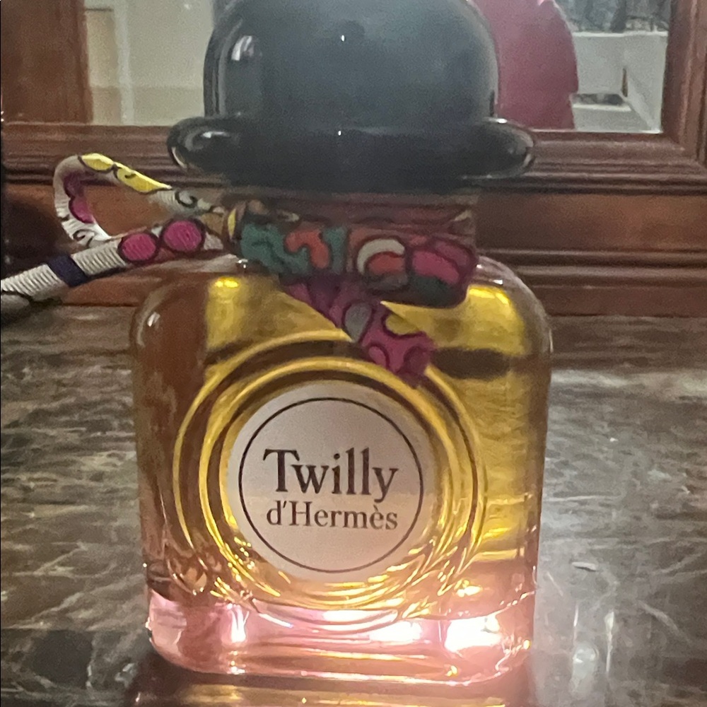 Hermes Twilly d'Hermès Perfume Bottle with Multicolor Scarf